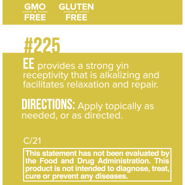 EE Essence Oil by Systemic Formulas — label information