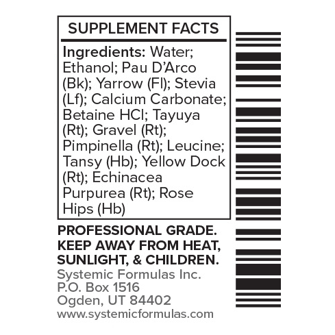 IA - Imperial Ataker by Systemic Formulas — Supplement Facts