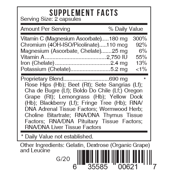 Ls Liver S by Systemic Formulas — Supplement Facts
