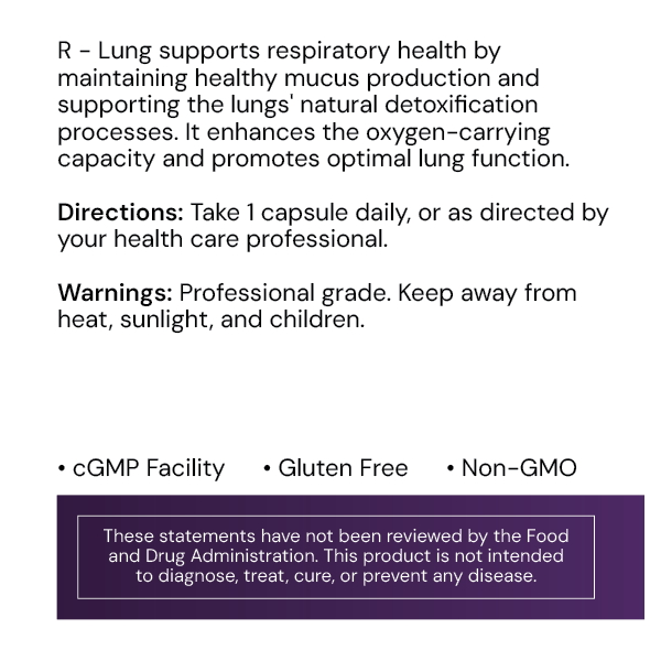 R Lung label information