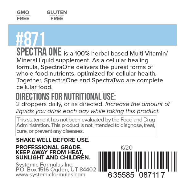 SpectraOne LQ label information