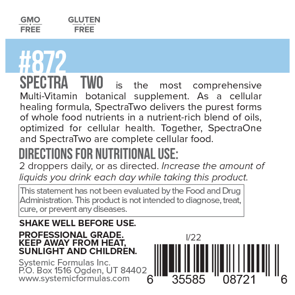 SpectraTwo LQ label information