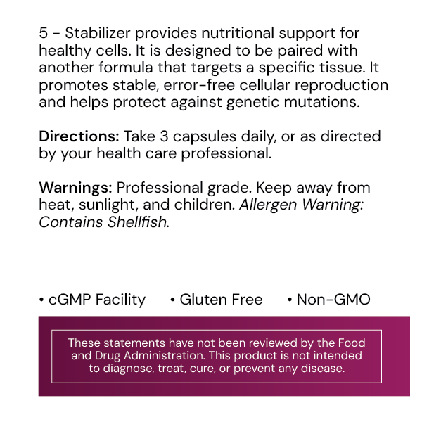 5 Stabilizer label information