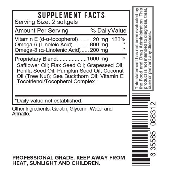 VistaTwo Supplement Facts