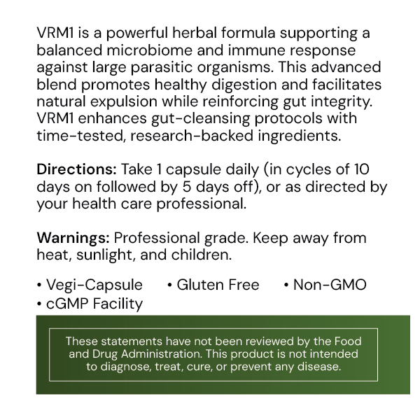 VRM1 Large label information