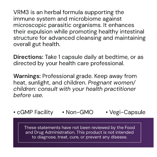 VRM3 Micro label information