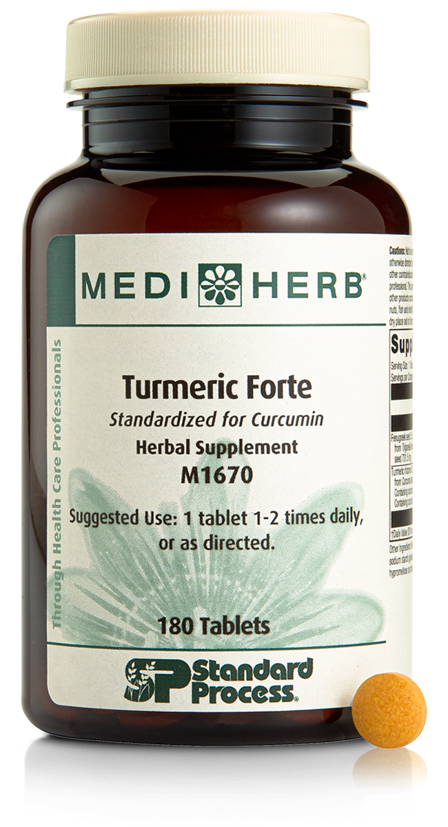 Turmeric Forte, 180 Tablets – front